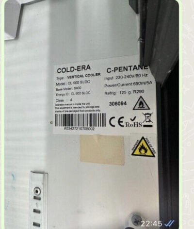Double Door Fridge Slide Door Glass CL900 Excellent Condition - Image 4