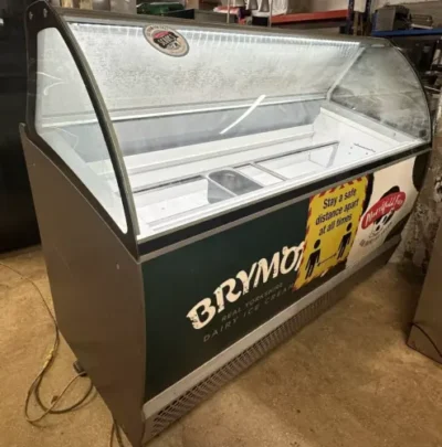 ISA 13 Pan Ice-Cream Display Freezer,On Wheels, blind cover,Freezer,Storage - Image 7