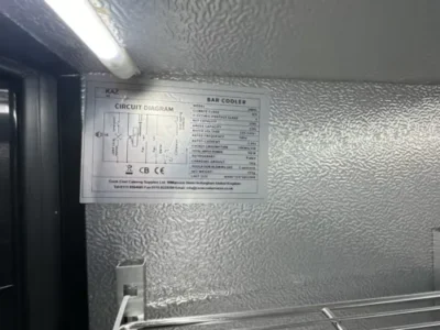 BAR Counter Fridge BRAND NEW ( KAZ UK ) HINGES DOOR COOLER Fridge - Image 5
