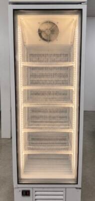 Commercial Single Glass Door Display Freezer – LED Lighting – Excellent Working Order