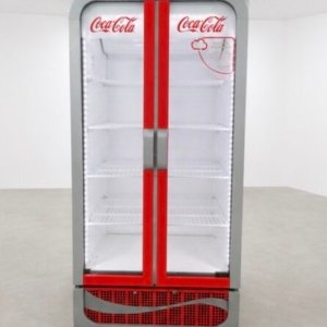 Coca-Cola Double Glass Door Display Fridge | Commercial Drinks Chiller