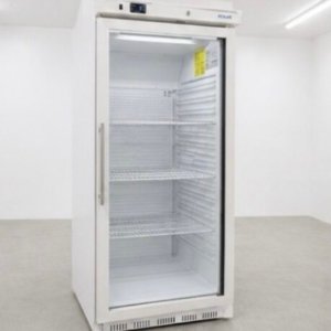 Polar Single Glass Door Display Fridge Commercial Upright Chiller White