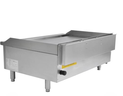 Hamoki EGG-36SX-P Triple Control Gas Countertop Griddle – Chromed Plate – 900mm Commercial Flat Top Grill (Brand New) - Image 2