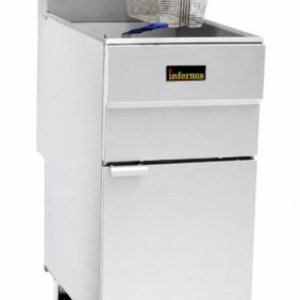 Gas Fryer – 23 Litres Infernus 3 Burner NG Single Tank Twin Basket