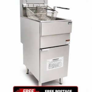 Gas Fryer – 23 Litres Infernus 3 Burner NG Single Tank Twin Basket