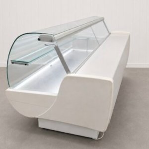 Meat Display Fridge 2.1m Deli Counter 230V Serve Over.